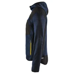 Neulottu softshell-takki Blåkläder 4930, tummansininen/keltainen
