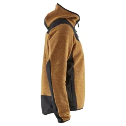 Neulottu softshell-takki Blåkläder 5940, sinapinkeltainen/musta