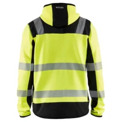 Neulottu takki Blåkläder 4923 Highvis, huomiokeltainen/musta