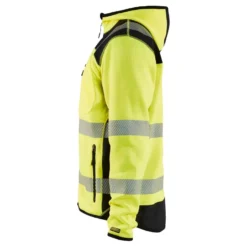 Neulottu takki Blåkläder 4923 Highvis, huomiokeltainen/musta