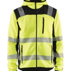Neulottu takki Blåkläder 4923 Highvis, huomiokeltainen/musta