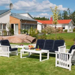 Nojatuoli Gotland, valkoinen