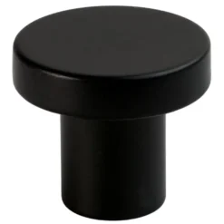 Nuppi Gustavsberg K6 kalusteisiin tai seinälle, Ø27mm, musta