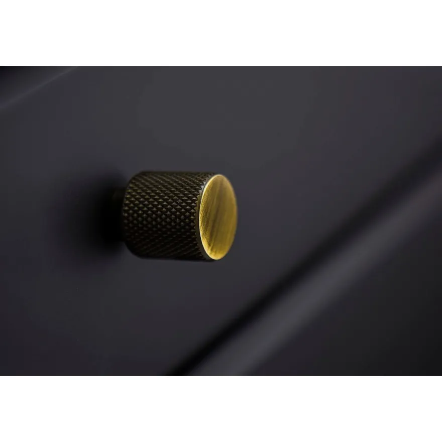 Nuppivedin Beslag Design Helix, Ø20x25mm, antiikkipronssi