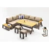 Oleskeluryhmä Linento Garden Daisy, 8-istuttava, beige
