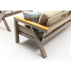 Oleskeluryhmä Linento Garden Daisy, 8-istuttava, beige