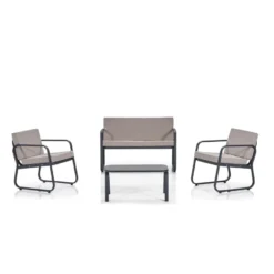 Oleskeluryhmä Linento Garden Ferni, 4-istuttava, beige