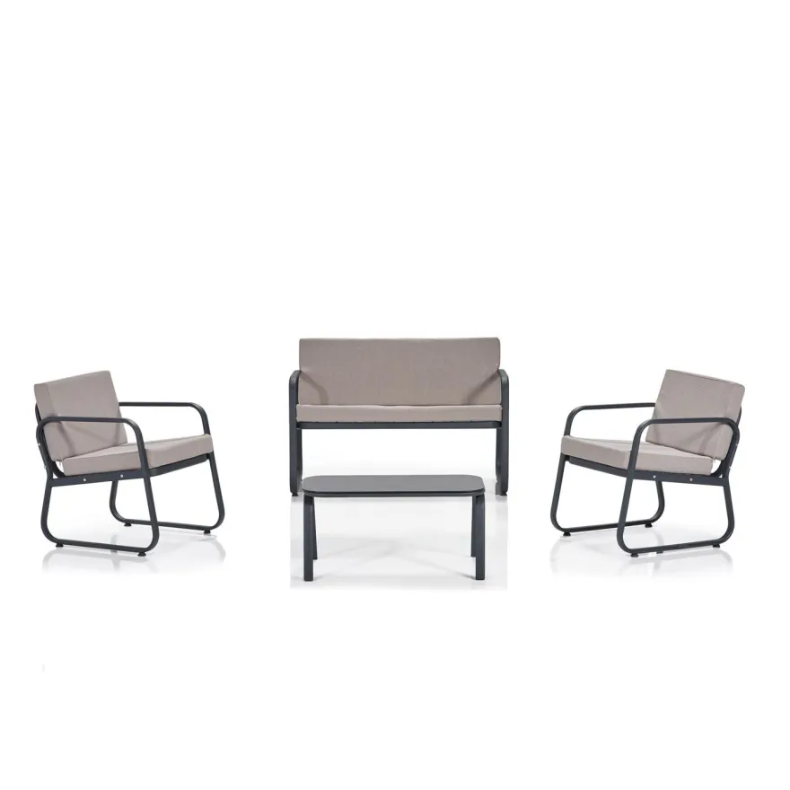 Oleskeluryhmä Linento Garden Ferni, 4-istuttava, beige