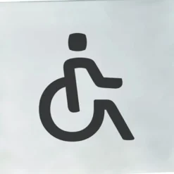 Ovikyltti inva-WC Bemeta Home, neliskulmainen, matta
