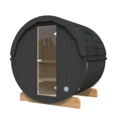 Palmako Anita -tynnyrisauna 0,9 m² + kiuas ja kiuaskivet
