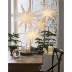 Paperitähti Star Trading Lysa, 43cm, valkoinen