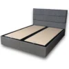 Parisänky Linento Furniture Silver Grey harmaa, ilman patjaa, eri kokoja