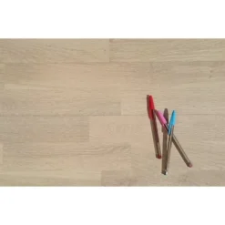 Parketti Kymppi-Lattiat Tammi Classic, 3-säleinen, valkopesty/harjattu, 14x192x2200mm
