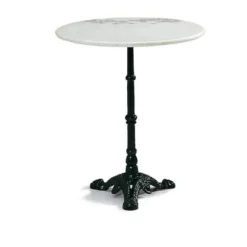 Parvekepöytä Hillerstorp Krögaren, Ø60cm, marmori/musta