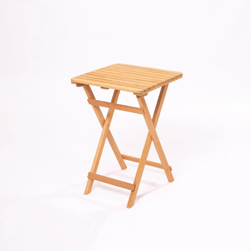 Parvekesetti Linento Garden MY002, 2 tuolia + pöytä, kokoontaittuva, ruskea