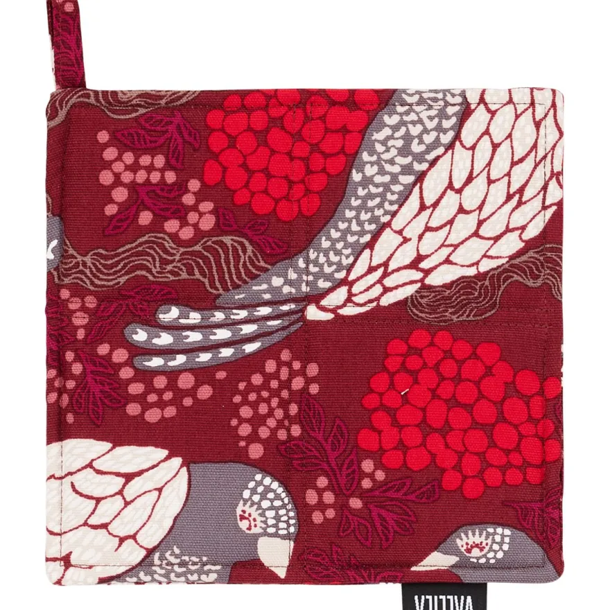 Patalappu Vallila Viserrys, 2 kpl, punainen, 20x20 cm