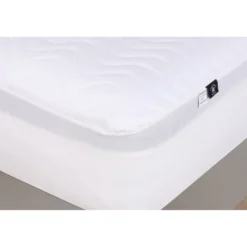 Patjansuojus Linento Quilted Alez, 160x200cm, valkoinen