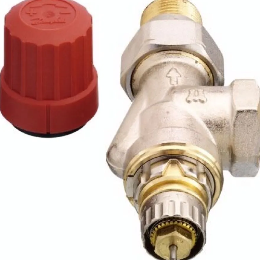 Patteriventtiili Danfoss RA-N UK, DN15, ulkokulma
