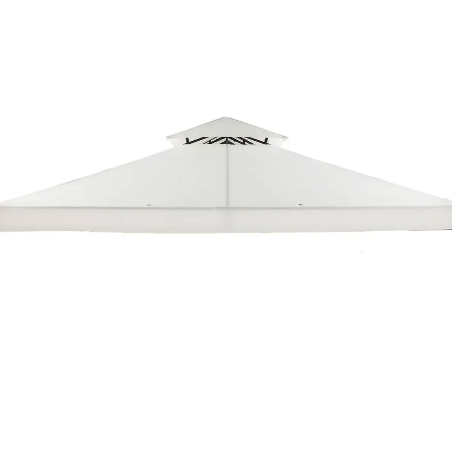 Paviljongin katto Bermuda 3x4m, luonnonvalkoinen