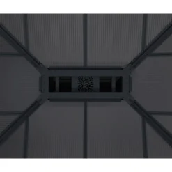 Paviljonki Palram-Canopia Dallas, 26m², 4.3x6m, 14x20ft, harmaa