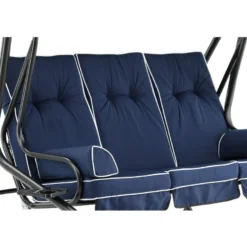 Pehmustesetti Venture Home pihakeinuun sininen
