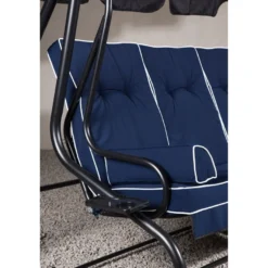 Pehmustesetti Venture Home pihakeinuun sininen