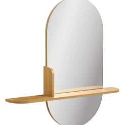 Peili hyllyllä House Nordic Barco, 92x15x94.5cm, ruskea