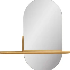 Peili hyllyllä House Nordic Barco, 92x15x94.5cm, ruskea