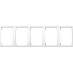 Peitelevy Abb Saga, 5-osainen, IP21, 100mm, valkoinen
