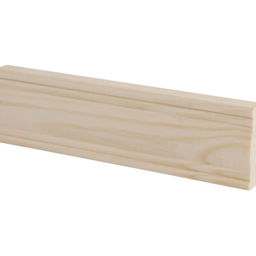 Peitelista Maler Smart Aura, 12x42x3300mm, mänty, puuvalmis
