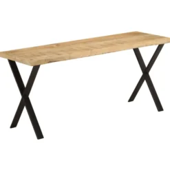 Penkki elävillä reunoilla, 105 cm, täysi akasia- tai mangopuu, eri värejä (32729)