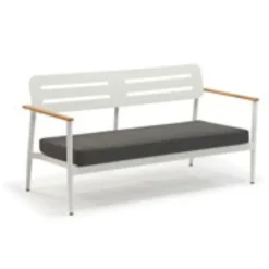 Penkki Home4you Frienze, 150x75x80,5cm, valkoinen