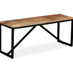 Penkki kiinteä mangopuu 110x35x45 cm