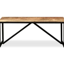 Penkki kiinteä mangopuu 110x35x45 cm