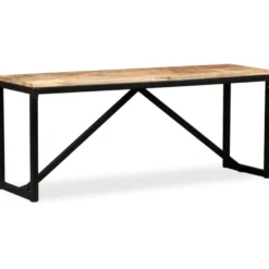 Penkki kiinteä mangopuu 110x35x45 cm