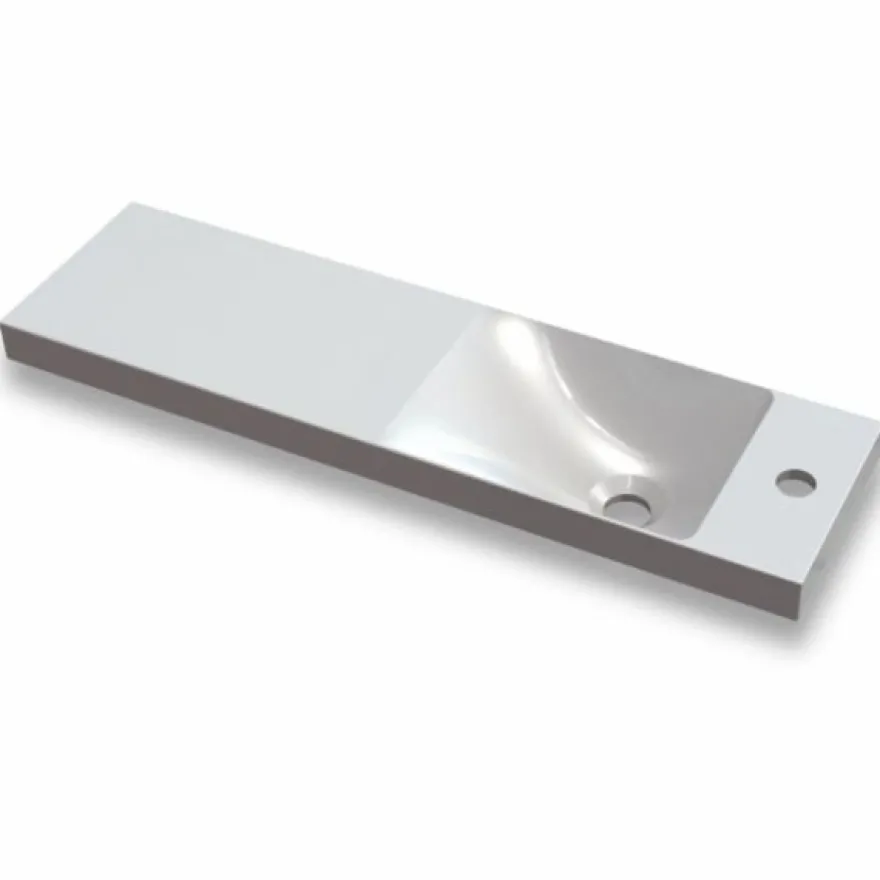 Pesuallas Grip Penelope 80, 800x220mm, valumarmori, valkoinen