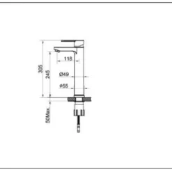 Pesuallashana Scandtap, Steel A Round High