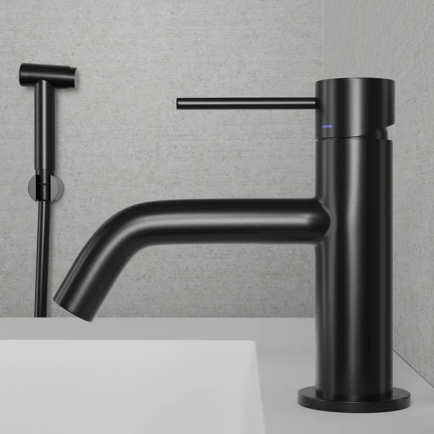 Pesuallashana Scandtap Steel Voyage B Shadow, bideesuihkulla, musta