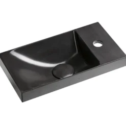 Pesuallas Interia Agos 40x22cm, vasen/oikea, betoni