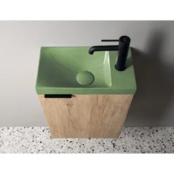 Pesuallas Interia Agos 40x22cm, vasen/oikea, betoni