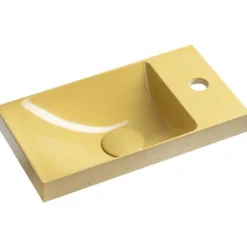 Pesuallas Interia Agos 40x22cm, vasen/oikea, betoni