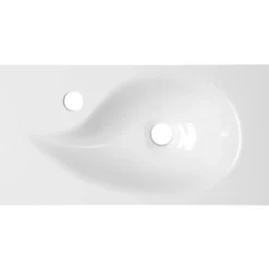 Pesuallas Interia Aqua, 505x250mm, kivi, valkoinen