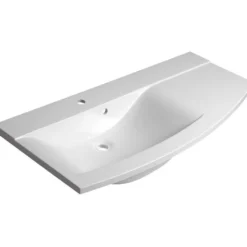 Pesuallas Interia Aras 105,2x50,5 cm, vasen, valkoinen