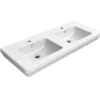 Pesuallas Interia Classic 125x54cm, ExtraGlaze-pinnoite, valkoinen