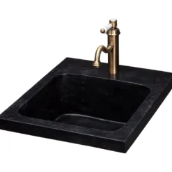 Pesuallas Qualitystone WB SOGA, 550x450mm, andesiitti, musta