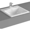 Pesuallas Vitra S20, hananreiällä, upotettava, 50 cm