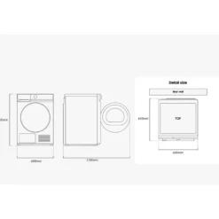 Pesukone ja kuivausrumpu Samsung - WW11DB7B34GBU3-DV90DB8845GBU3