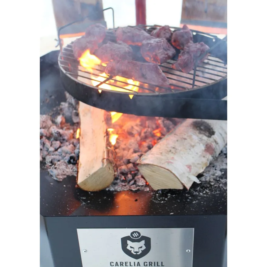 Pihagrilli Carelia Grill® 9K-80 Premium, matala, musta