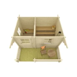 Pihasauna Skan Holz, 7.7 + 4.5m²