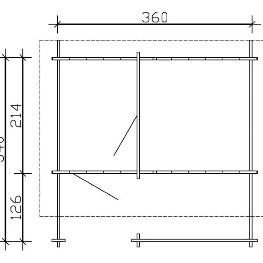Pihasauna Skan Holz, 7.7 + 4.5m²